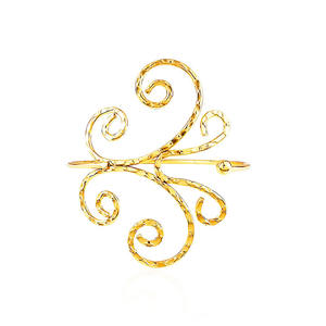 Ensemble <span class=keywords><strong>de</strong></span> brassards en métal personnalisés six pièces les plus chauds Bracelets <span class=keywords><strong>de</strong></span> manchette en plumes et feuilles <span class=keywords><strong>de</strong></span> style européen et américain - Product Image 6