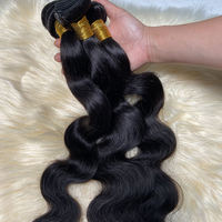 Rambut Mentah Kamboja Tanpa Proses, Rambut Virgin Brasil Grosir dengan Kutikula Tertata Rapi, Vendor Rambut Mentah Manusia
