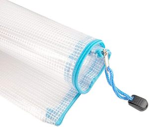 A4 Zip Wallets and <strong>Ziplock</strong> <strong>Bags</strong> Plastic Mesh <strong>Document</strong> <strong>File</strong> Folders for Supermarket Use with Screen Printing Surface Handling - Product Image 6