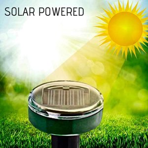 Dissuasore Solare a Ultrasuoni per Animali, Repellente per Uccelli, Topi, Serpenti per Giardino e Fattoria, Repellente Rotondo per Roditori con Tubo in Alluminio - Product Image 3