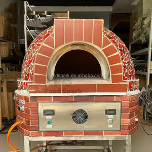 Carreaux professionnels commerciaux brique de pierre intérieur un <span class=keywords><strong>four</strong></span> à pizza au feu de <span class=keywords><strong>bois</strong></span> italien napolitain - Product Image 5