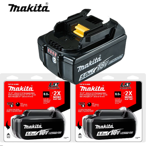 Baterai Makita 18V 6000mAh 5000mAh Baterai Alat Isi Ulang Daya Tahan Super Lama BL1860 BL1850 BL1840 dengan Kemasan Kotak Berwarna - Product Image 1