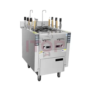 Commercial Six Heads Electric Noodle Cooker Ramen Noodle Cooking Machine New Design Chinese Noodle Cooking Furnace