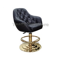 Chaise de casino personnalisée tabouret de bar roulette machine à sous chaise de jeu barre haute table de poker meuble de comptoir de bar en métal doré