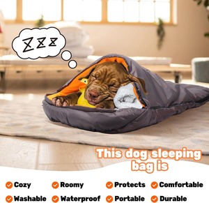 Easy to Carry <strong>Pet</strong> Sleeping Bag with Storage Bag Waterproof <strong>Pet</strong> Dog <strong>Bed</strong> for Travel Camping Hiking - Product Image 4