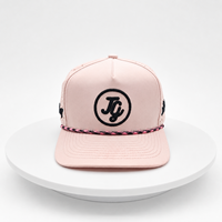 Gorra de Golf Impermeable Ajustable de 5 Paneles con Perforaciones Láser, Bordado 3D de Leopardo, Personalizable OEM, de Nailon Transpirable, Deportiva, Unisex, de Secado Rápido