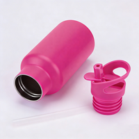 Termo Infantil Personalizado con Logotipo, 350 ml, 12 oz, de Acero Inoxidable, con Asa y Tapa