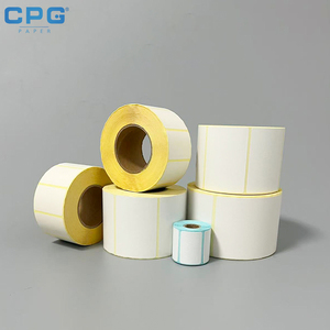 Professional Grade 100x150mm Top Coated Thermal Barcode Label Roll Tear-Resistant <b>Logistics</b> Shipping Manifest Sticker - Product Image 1