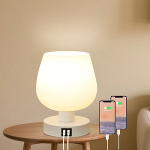 3 cách Dimmable dẫn ánh sáng bao gồm 2USB cổng cảm ứng đèn bàn cho đầu giường nhỏ cạnh giường ngủ đèn cho trang trí nội thất - Product Image 4