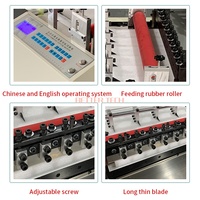 Máquina Automática Computarizada de Corte de Película con Motor PLC Schneider para Corte de Papel, Franela, Cinta, Lámina Metálica y Tela No Tejida