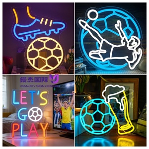 Enseigne néon LED personnalisable pour le football – Haute luminosité RGB multicolore avec télécommande pour une ambiance lumineuse professionnelle ou domestique - Product Image 3