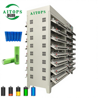 Testeur de cycle de batterie cylindrique 256 canaux 5V 20A à économie d'énergie avec fonction de classification de capacité de cellules 33140, 32140, 34154, 40134