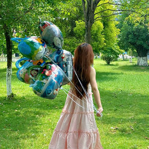 Bolso creativo grande, <span class=keywords><strong>globo</strong></span>, bolso cruzado bonito en forma de bola, decoración de fotos, Ambiente, escuela, regalo de centro comercial - Product Image 5