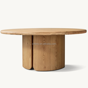 Venta directa de fábrica Muebles modernos Diseños de alta calidad Mesa redonda de estilo premium simple de madera - Product Image 3