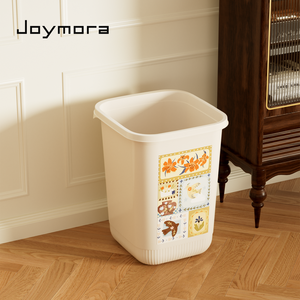 Thùng rác vuông cực lớn, thiết kế trong suốt 28L cho phòng tắm đựng thức ăn văn phòng tại nhà - Product Image 6