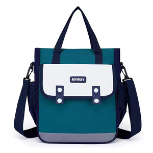 Customized Printed Logo Oxford Tutoring Schoolbag for Primary Students Breathable Waterproof Lightweight Crossbody Hand-carrying - Product Image 6