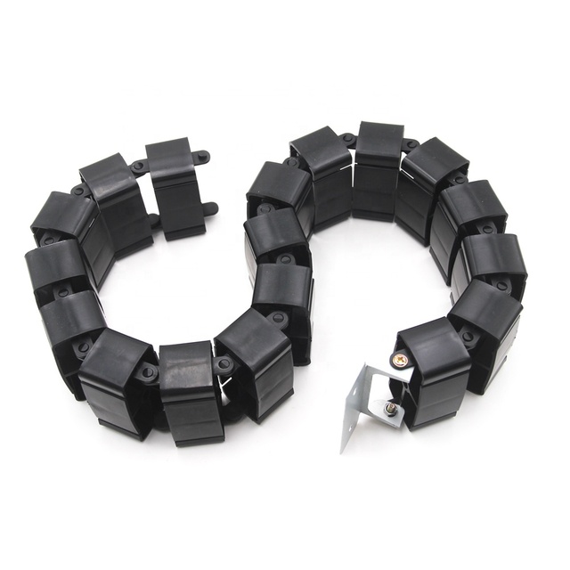 Black Vertical Outlet Cable Spine Wire Manager Oval Outlet Desk PE Polyester Spiral Wrapping Cable Management Protecting Cables