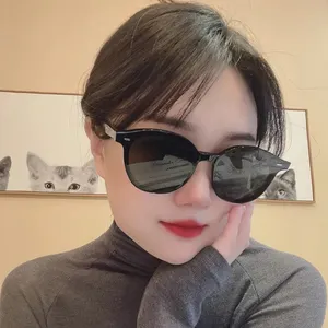 Korea Obon Sonnenbrille für Frauen Herren schwarze Brille Cat Eye Brille Spy Fashion Übergroße Luxus Designer Marke Jennie Brille