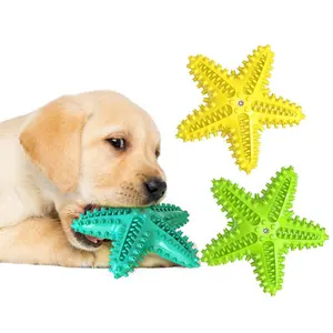 Dropship Dog Chew Toys, Natural Rubber Starfish-Shaped Dog Toys,  Interactive Treats, Squeaky Dog Toothbrush Cleaner Teething Toys, Outdoor  Puzzle Training Toy to Sell Online at a Lower Price