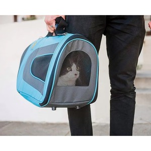 Sac de transport pour chat approuvé par les compagnies aériennes - Résistant à l'eau, pliable, sacoche souple pour chats, petits chiens, chiots et petits animaux - Product Image 6