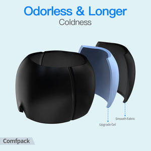 Classico massaggiatore testa aderente terapia calda e fredda per emicrania Gel involucro di ghiaccio e cappello - Product Image 4