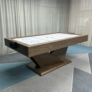 Table de <span class=keywords><strong>billard</strong></span> multi-jeux en bois massif de luxe moderne Jiujiang, personnalisable, avec options de hockey sur <span class=keywords><strong>air</strong></span> et baby-foot, en gros, à vendre - Product Image 4