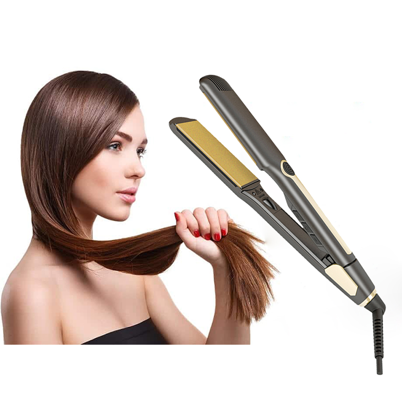 Выпрямитель для волос pro nano titanium, плоский утюжок с золотым ЖК-дисплеем, 450 дюйма, по Фаренгейту, 1/4