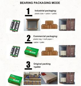 Guía Lineal de Precisión Hiwin HGH20, Bloque de Guía Lineal de Alta Rigidez HRC62 de Acero Cromado para Equipos de Automatización CNC - Product Image 5