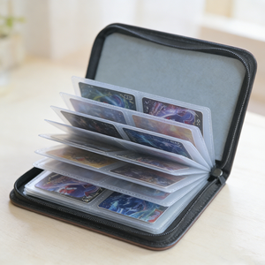 Carpeta Personalizada con Grabado Láser para 4 Tarjetas Coleccionables, Álbum con Cierre para Tarjetas TCG, Porta Tarjetas Coleccionables para Venta al Por Mayor OEM ODM - Product Image 3