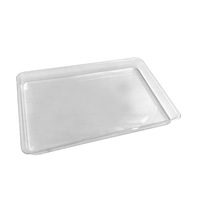 Boîte de rangement transparente pour matériel de pêche, avec doublure intérieure en PVC pour leurres souples, sac d'emballage pour vers souples, emballage personnalisé