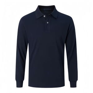 Polo de Manga Larga Ralph Lauren 2026 de Alta Calidad, Casual, Ajustado, 100% Algodón, Gris, Deportivo y Elástico para Hombre - Product Image 3