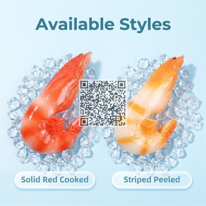 Réplique réaliste de crevettes artificielles, modèle alimentaire de fruits de mer factices, pour affichage commercial en restaurant, accessoire de <span class=keywords><strong>photographie</strong></span> cinématographique et décoration - Product Image 3