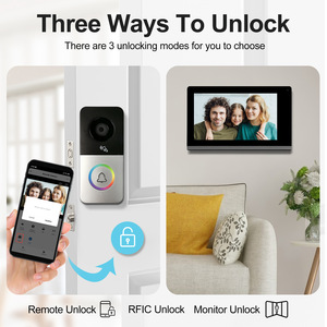 VIDEW <span class=keywords><strong>Tuya</strong></span> - Videoportero Inteligente con Visión Nocturna a Prueba de Agua, Cámara Inteligente para Timbre de Puerta, para la Seguridad del Hogar - Product Image 5