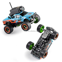 WLtoys 6407-C Voiture tout-terrain RC et APP 2.4G avec caméra, transmission vidéo en temps réel VR 1/64, voiture RC avec écran d'affichage