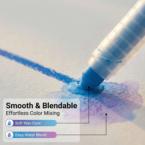 Gessetti Scolastici di Alta Qualità in 6 Colori, Senza Macchie, Portatili, Materiale Durevole, Senza Polvere, Solubili in Acqua - Product Image 6