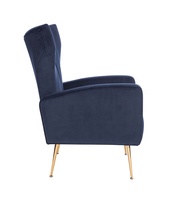COZY HOME meubles de salon de luxe fauteuil rembourré en velours modulaire Accent chaise de loisirs salle à manger chambre hôtel salle de sport