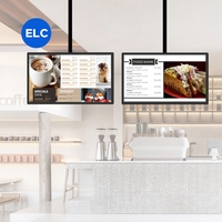 Tablette tactile publicitaire pour restaurant, montage au plafond, écran tactile Android 10, 27, 32, 43, 55 pouces, affichage numérique commercial LCD