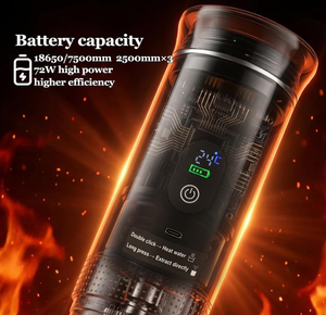 เครื่องชงกาแฟพกพาไฟฟ้าแบบมือถือรุ่นอัปเกรด OEM/ODM พร้อมโลโก้สั่งทำพิเศษ พร้อมขาตั้งและกระเป๋าสำหรับพกพา เหมาะสำหรับการเดินป่า ตกปลา ทำกิจกรรมกลางแจ้ง - Product Image 5