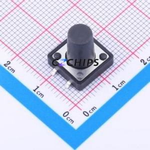 K2-1103SP-T4SW-04 Tactile Switch SMD Switch Round Button 2.5N Vertical Mount 12mm - Product Image 1