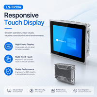 Computadora Industrial con Panel Táctil Integrado de 10.4 Pulgadas, Doble LAN, COM, USB, HD, Compatible con Windows y Linux, HMI, OEM, ODM, Personalizable