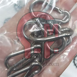 Hlm thép không gỉ mùa xuân Snap móc hình bầu dục nhanh chóng liên kết OEM an toàn không gỉ móc thép Carabiner Carbine Snap móc Clip - Product Image 4