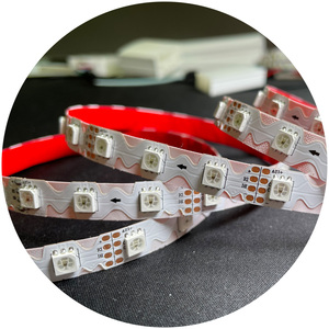 Dc12v địa chỉ lập trình ma thuật pixel rgbic zigzag S Strip uốn cong RGB LED Strip cho thư kênh - Product Image 1