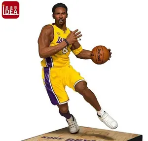 Personalizado jugador de baloncesto kobe figura de acción de la nba 3d de acción | PVC figuras de acción para colección