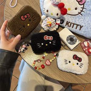 CDD Novedad: <span class=keywords><strong>Monedero</strong></span> de Peluche con Cierre de Cremallera, Bolsa Portátil de Alta Gama para Guardar Toallas Sanitarias en Invierno - Product Image 3