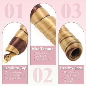 150g Body Wave Braiding Loose Curls Crochet <b>Braid</b> French Curls Hair <b>Extensions</b> Crochet Hair <b>for</b> Women Hair - Product Image 5