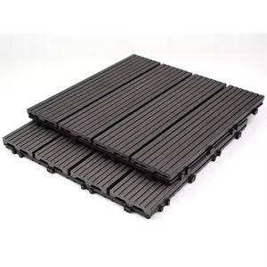 Baldosas de Madera y Plástico Compuesto (WPC) SHENGCHENG al por Mayor, Diseño Encastrable para Terrazas, Patios y Piscinas al Aire Libre - Product Image 3