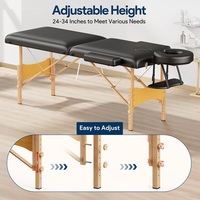 Table de massage pliable portable, vente chaude, tables de massage pliables pour les soins de beauté des sourcils et des cils