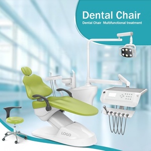 Fauteuil dentaire ergonomique de luxe avec éclairage LED, équipement de traitement dentaire électrique pour usage clinique - Product Image 1