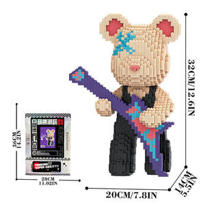 Bloques de Construcción MPIN, Modelo de <span class=keywords><strong>Bruja</strong></span> Calabaza y Oso Mediano, Ladrillos Educativos para Niños, Juguete de Construcción de Plástico, Regalo de Navidad - Product Image 4