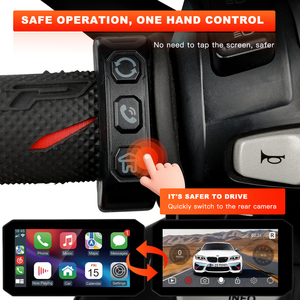 อุปกรณ์นำทาง GPS หน้าจอสัมผัสขนาด5.5นิ้วรุ่นพื้นฐานพร้อมคาร์เพลย์และแอนดรอยด์ออสรับประกัน1ปีสำหรับมอเตอร์ไซค์ - Product Image 3